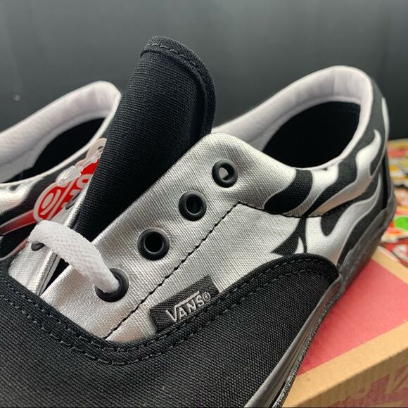 Vans Era Silver Metallic Flame 8.5 Womens / 7 Youth - Picture 7 of 13